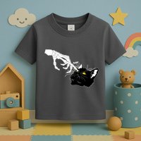 Funny Halloween Skeleton Boop Kitten Cat Nose Toddler T-Shirt