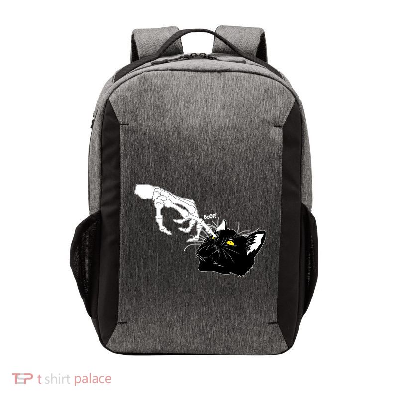 Funny Halloween Skeleton Boop Kitten Cat Nose Vector Backpack