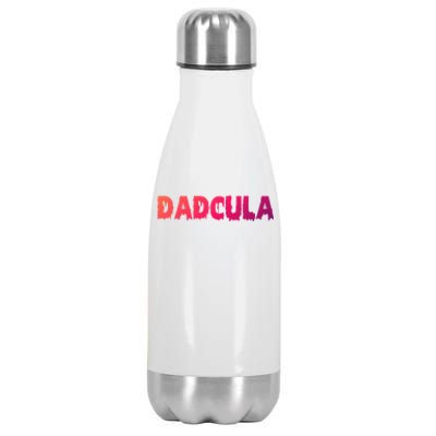 Funny Halloween Spooky Dadcula Trick Or Treat Gift Stainless Steel Insulated Water Bottle