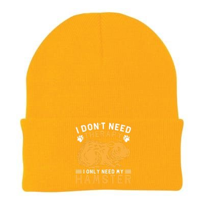 Funny Hamster Slogan Hamster Lover Quote Knit Cap Winter Beanie