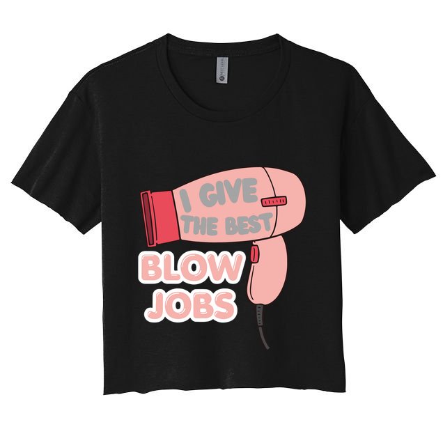 Funny Hair Stylist Hair Dresser Crop Top