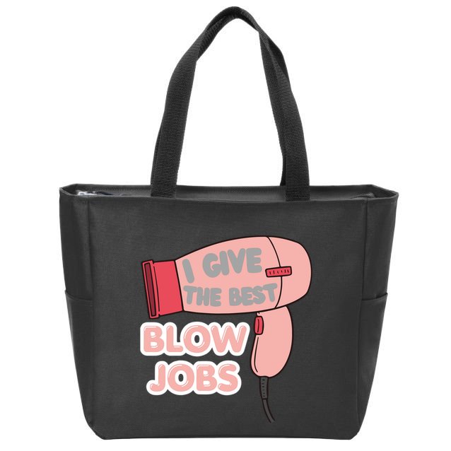 Funny Hair Stylist Hair Dresser Zip Tote Bag