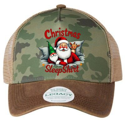 Festive Holiday Sleepfeaturing Santa Elf Reindeer Legacy Tie Dye Trucker Hat