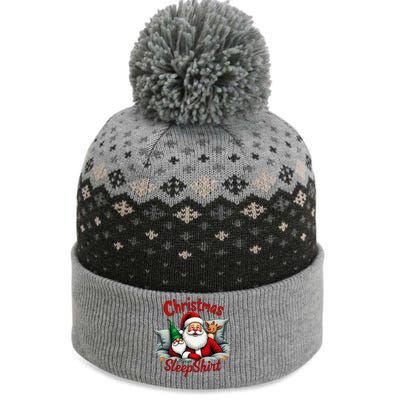 Festive Holiday Sleepfeaturing Santa Elf Reindeer The Baniff Cuffed Pom Beanie