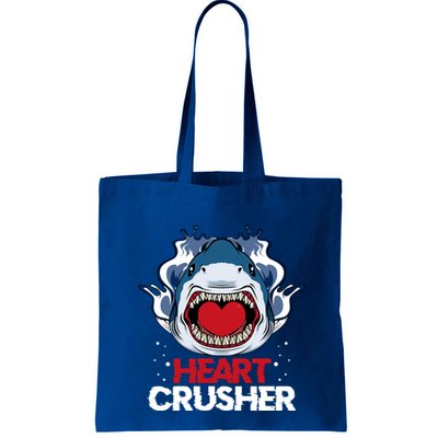 Funny Heart Shark Crusher Valentines Day Jawsome Beach Gift Bag