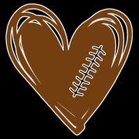 Football Heart Sport Lover Impact Tech Backpack