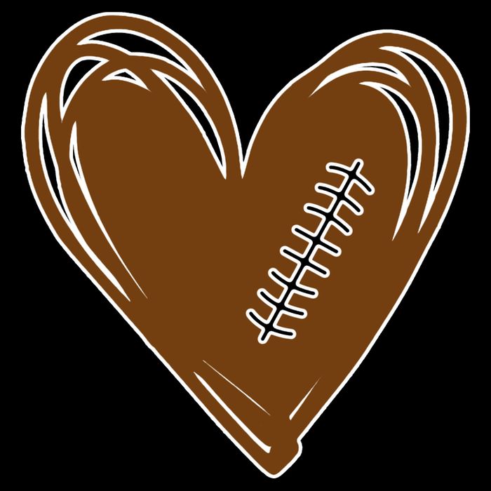 Football Heart Sport Lover Impact Tech Backpack