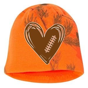 Football Heart Sport Lover Kati - Camo Knit Beanie