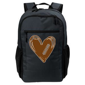 Football Heart Sport Lover Daily Commute Backpack