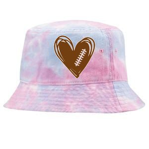 Football Heart Sport Lover Tie-Dyed Bucket Hat