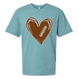 Football Heart Sport Lover Sueded Cloud Jersey T-Shirt