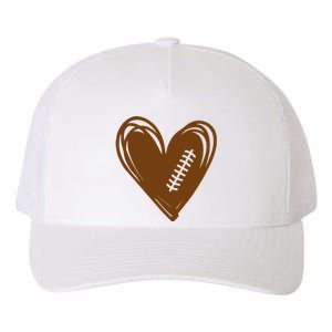 Football Heart Sport Lover Yupoong Adult 5-Panel Trucker Hat