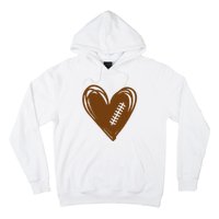 Football Heart Sport Lover Hoodie