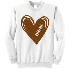 Football Heart Sport Lover Sweatshirt