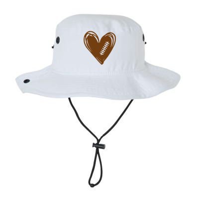 Football Heart Sport Lover Legacy Cool Fit Booney Bucket Hat