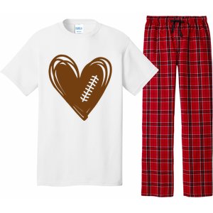 Football Heart Sport Lover Pajama Set