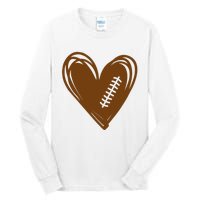 Football Heart Sport Lover Tall Long Sleeve T-Shirt