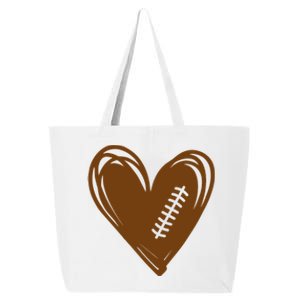 Football Heart Sport Lover 25L Jumbo Tote