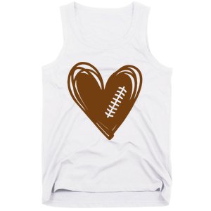 Football Heart Sport Lover Tank Top