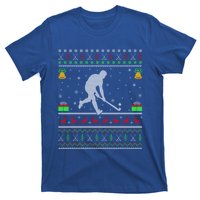 Field Hockey Sports Lover Xmas Ugly Field Hockey Christmas Gift T-Shirt