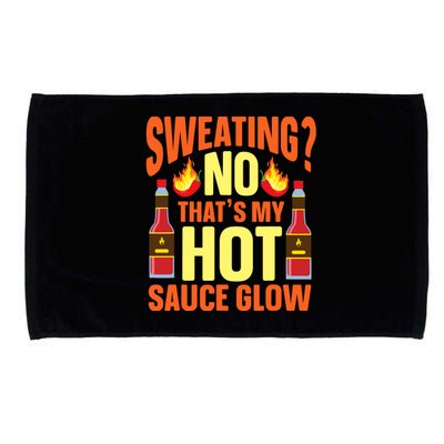 Funny Hot Sauce Microfiber Hand Towel