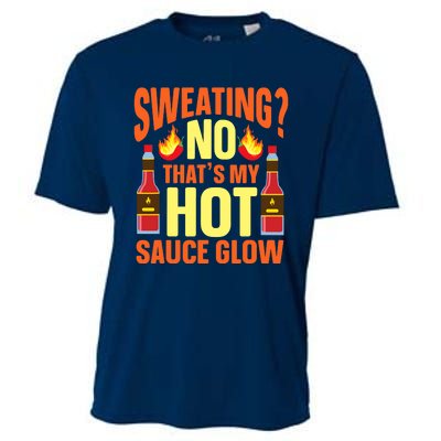 Funny Hot Sauce Cooling Performance Crew T-Shirt