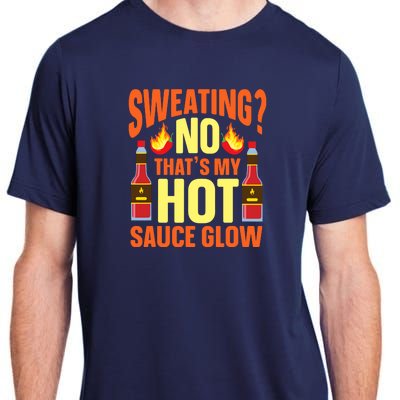 Funny Hot Sauce Adult ChromaSoft Performance T-Shirt