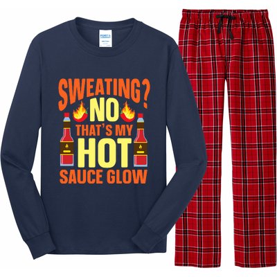 Funny Hot Sauce Long Sleeve Pajama Set