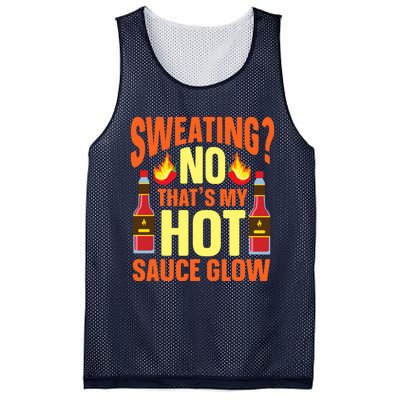 Funny Hot Sauce Mesh Reversible Basketball Jersey Tank