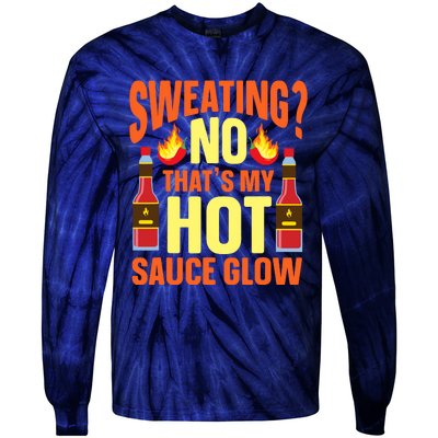 Funny Hot Sauce Tie-Dye Long Sleeve Shirt