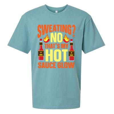 Funny Hot Sauce Sueded Cloud Jersey T-Shirt