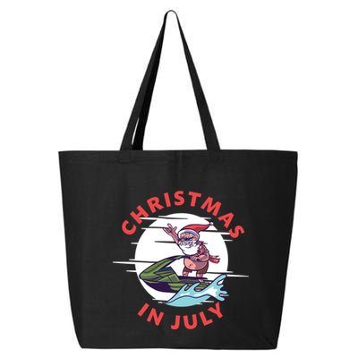 Funny Hawaiian Santa Santa Jet Ski Merry Christmas In July Gift 25L Jumbo Tote