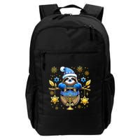 Funny Hanukkah Sloth Jewish Chanukah Sleeping Hanukkah Pjs Backpack