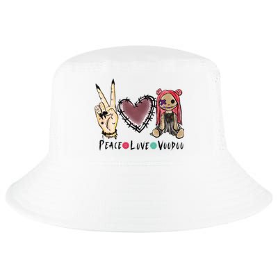 Funny Halloween Shirts, Peace Love Voodoo Cool Comfort Performance Bucket Hat