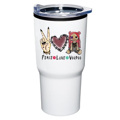 Funny Halloween Shirts, Peace Love Voodoo Tumbler