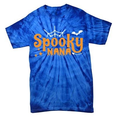 Funny Halloween Spooky Nana Gift Tie-Dye T-Shirt