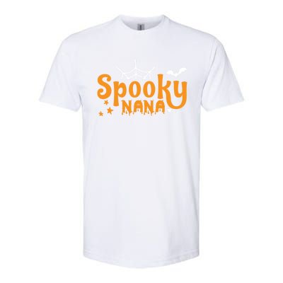 Funny Halloween Spooky Nana Gift Softstyle CVC T-Shirt