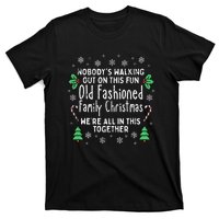 Festive Holiday Sweater Classic Christmas Design T-Shirt