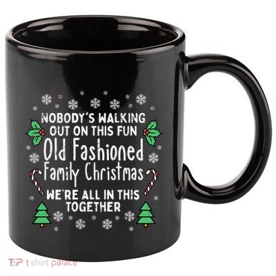 Festive Holiday Sweater Classic Christmas Design 11oz C Handle Ceramic Mug