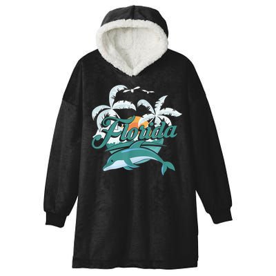Floridian Home State Summer Florida Hooded Wearable Blanket
