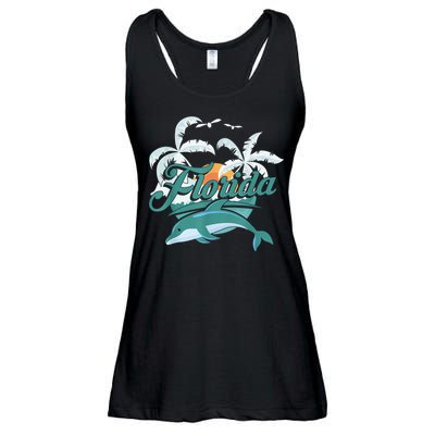 Floridian Home State Summer Florida Ladies Essential Flowy Tank