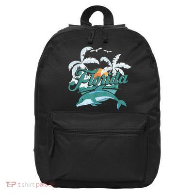 Floridian Home State Summer Florida 16 in Basic Backpack