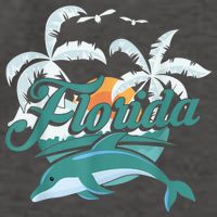 Floridian Home State Summer Florida Vector Backpack