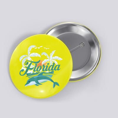 Floridian Home State Summer Florida Button