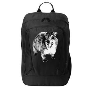 Funny Hyrax Specific Meme City Backpack