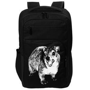 Funny Hyrax Specific Meme Impact Tech Backpack