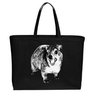 Funny Hyrax Specific Meme Cotton Canvas Jumbo Tote