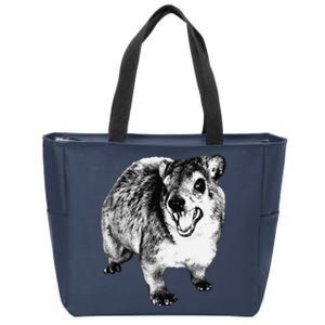 Funny Hyrax Specific Meme Zip Tote Bag