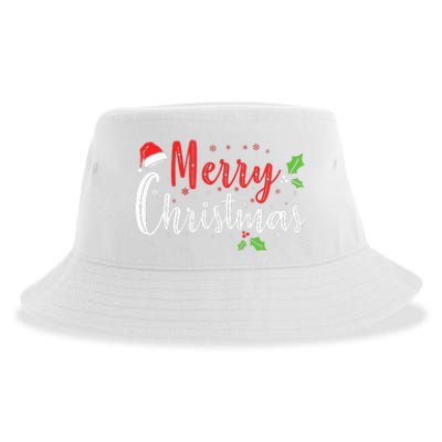 Festive Holiday Season Gathering Sustainable Bucket Hat