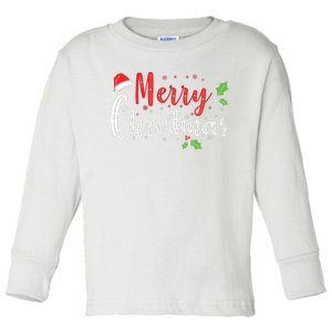 Festive Holiday Season Gathering Toddler Long Sleeve Shirt